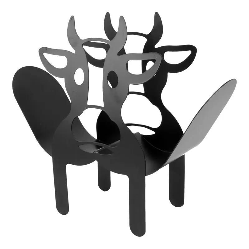 

Black Cow Home Iron Roll Paper Holder Black Cow Crafts Bathroom Rack Ornaments Toilet Roll Holder Kitchen Bathroom Storage