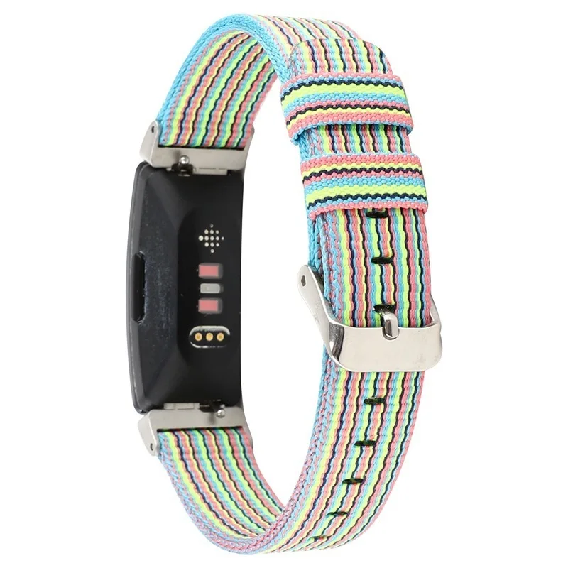 Нейлоновый ремешок для Fitbit Inspire HR Браслет Ремешок Для Inspire HR часы тканевый Браслет замена Смарт часы аксессуар петля
