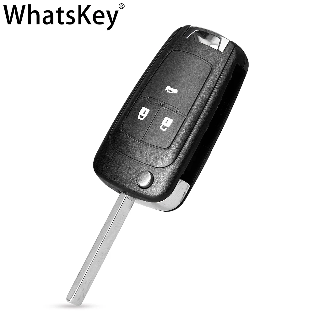Чехол для автомобильного ключа с 3 кнопками WhatsKey Складной Дистанционный брелок