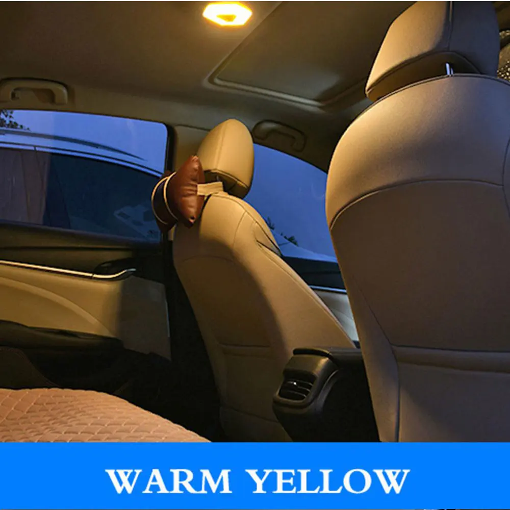 

USB Charging Car Interior Reading Lamp LED Portable Universal Rechargeable Wireless Touch Type Car Interior Night Light