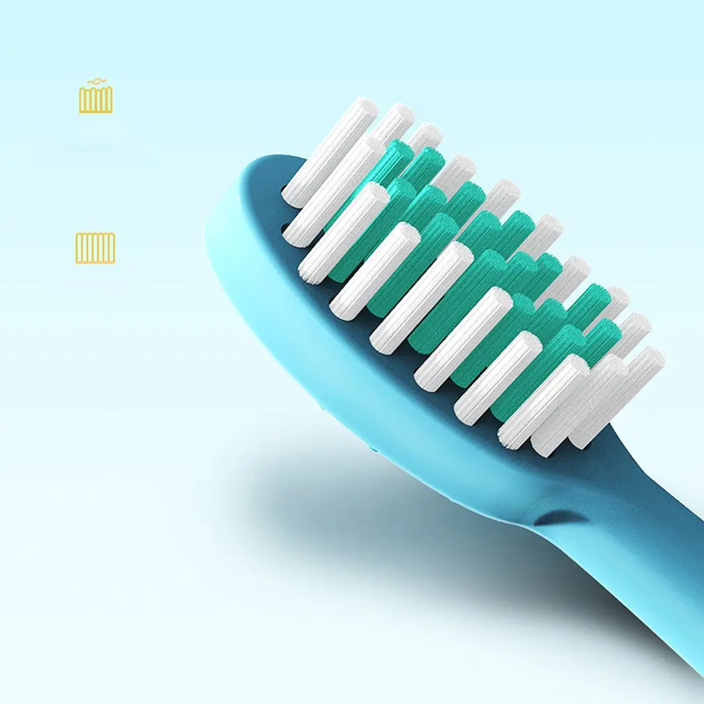 

Cartoon Pattern Children Sonic Electric Toothbrush Waterproof Kids Tooth Brush Smart Timer With 6 Replacement Brush Heads