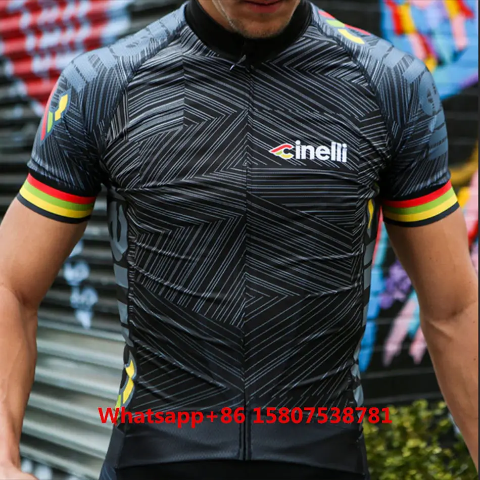 Cinelli хромированная спортивная черная теплая футболка с длинным рукавом для велоспорта ropa ciclismo hombre, зимняя куртка для тренировок на велосипеде, Майо - Цвет: Jersey 2