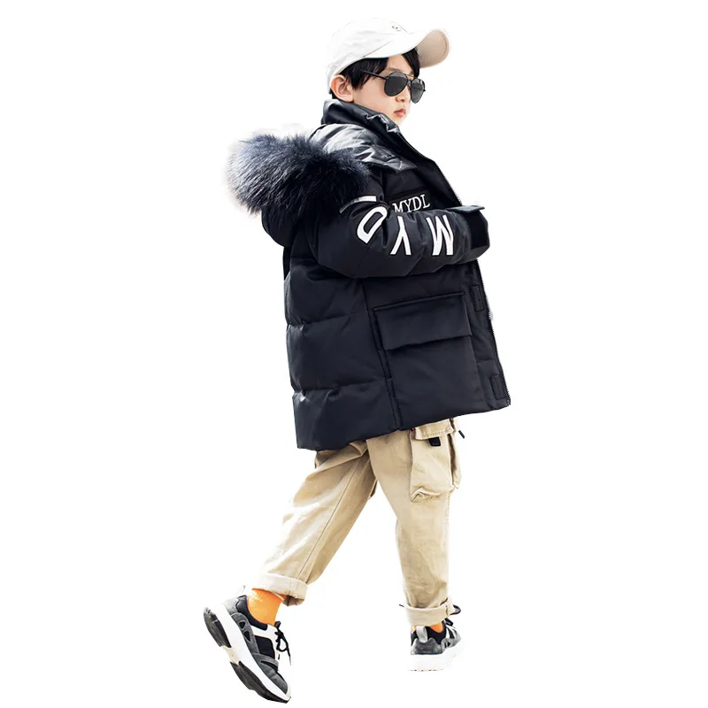 Новинка зимняя детская куртка и пальто для мальчиков 2020 модная верхняя одежда с