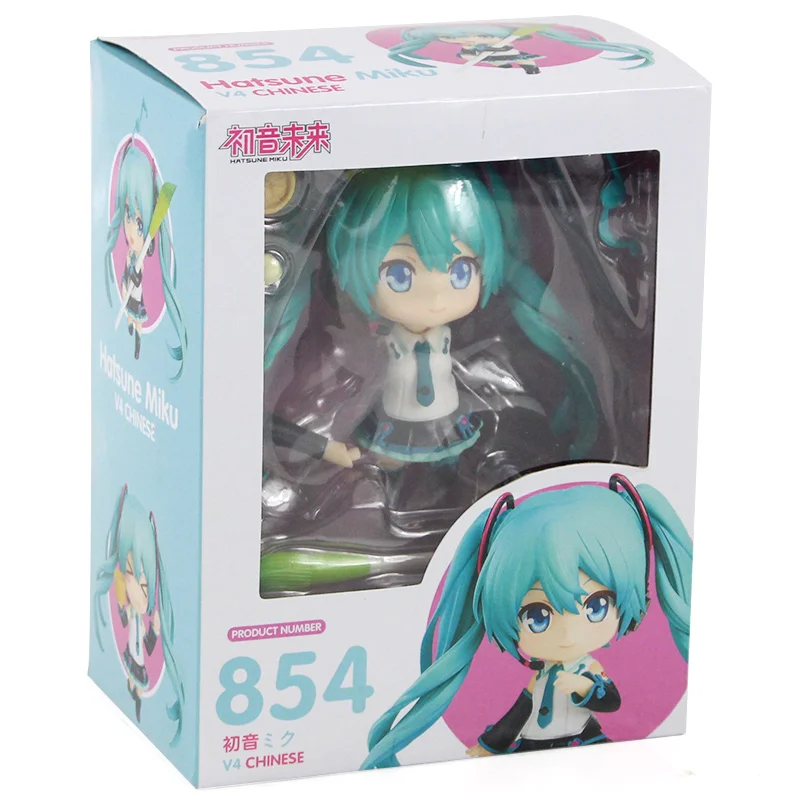 Хацунэ Мику фигурка Nendoroid 854 Мику хацуне Поющая аниме красота модель игрушки