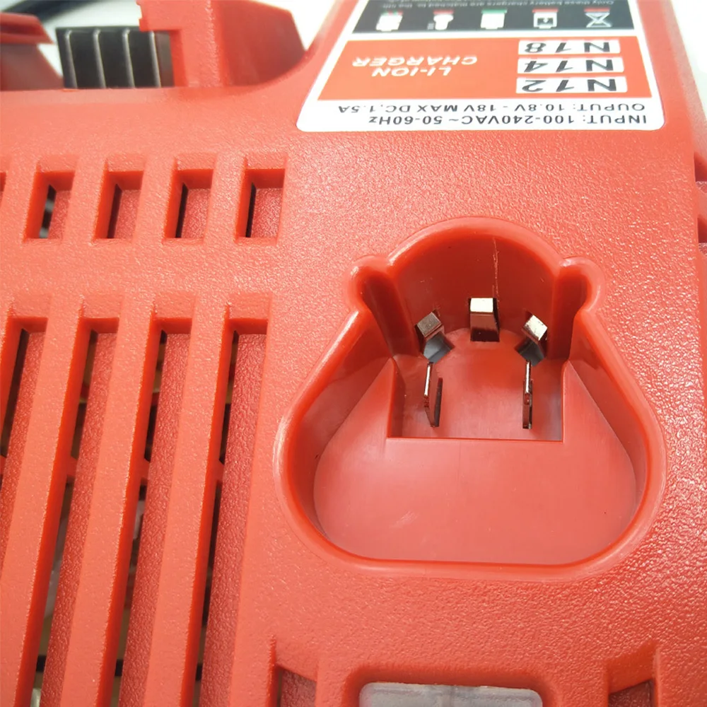 Для Milwaukee M18 сменный Электроинструмент литий-ионный аккумулятор зарядное устройство 12 В 14,4 в 18 в 48-11-1828 48-11-1840 48-59-2401 48-11-2402