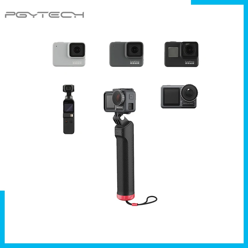 

Новинка, Спортивная Экшн-камера PGYTECH DJI OSMO, плавающая рукоятка для DJI Osmo POCKET для Gopro/SJ4000/5000, аксессуары для камеры