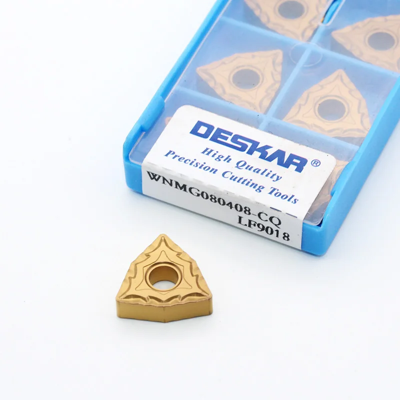 WNMG080404 TM LF9018 WNMG080408 CQ CM PM insertos de torneado de carburo de escritorio de aleación dura herramienta de torno cortador de acero