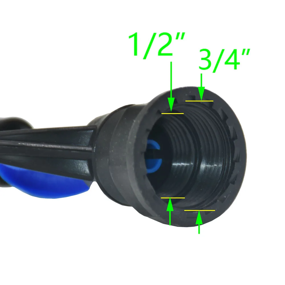 Aspersor de agua de rosca hembra para jard&iacute;n, rociador giratorio de 1/2, 3/4 pulgadas, 360 grados, para granja, 20 unidades-3