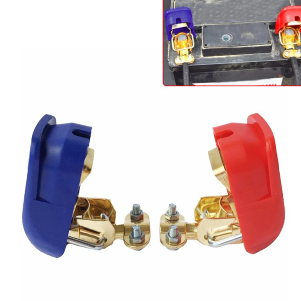 

1Pair Universal Quick Release Battery Terminals Clamps For Car Caravan Boat Motorcycle Car-styling Accessories