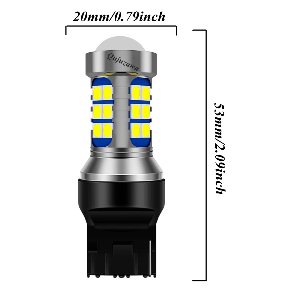 2pcs T20 7440 W21W WY21W Super Bright 3030 LED Car Tail Brake Lights Turn Signal Bulbs Auto Backup Reverse Lamp Red White Yellow |