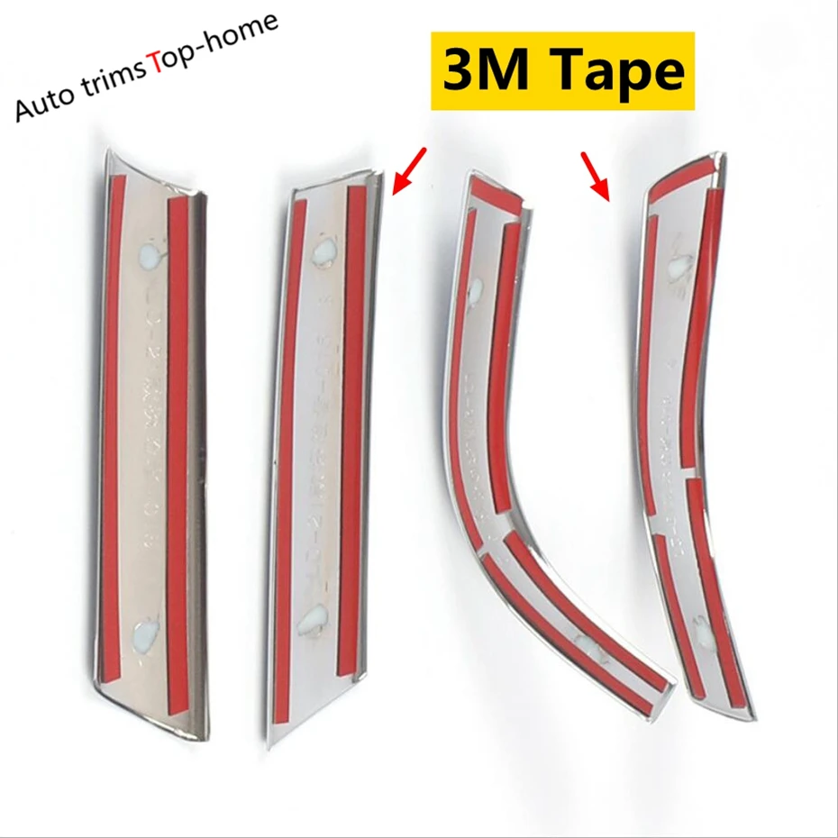 

ABS Chrome / Carbon Fiber Look Accessories Exterior For Ford Explorer 2020 2021 Rearview Mirror Case Caps / Stripes Cover Trim