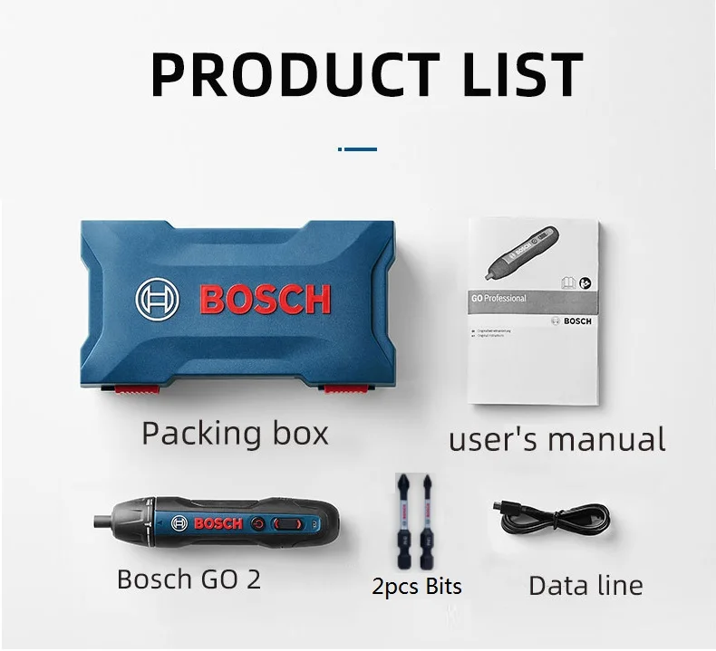 - BOSCH Go 2 3, 6 , USB      Bosch Go2