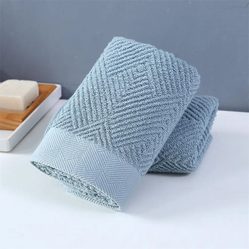 

Solid Cotton Hand Towel Plain Combed Terry Cotton Hotel Bathing Hand Towel White Strong Absorption Hand Towel