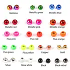 25 шт., вольфрамовые Круглые бусины для рыболовного крючка, Нимфа, с прорезью, сделай сам, для вязания нахлыстом, шарик из вольфрамовой фасоли для рыболовных снастей 2,0-4,6 мм