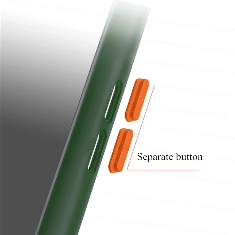Funda de PC mate para Honor 50, 20, 30, 50, V30, V40, X20 SE, a prueba de golpes, funda trasera dura de TPU suave para Honor 50 Lite-5