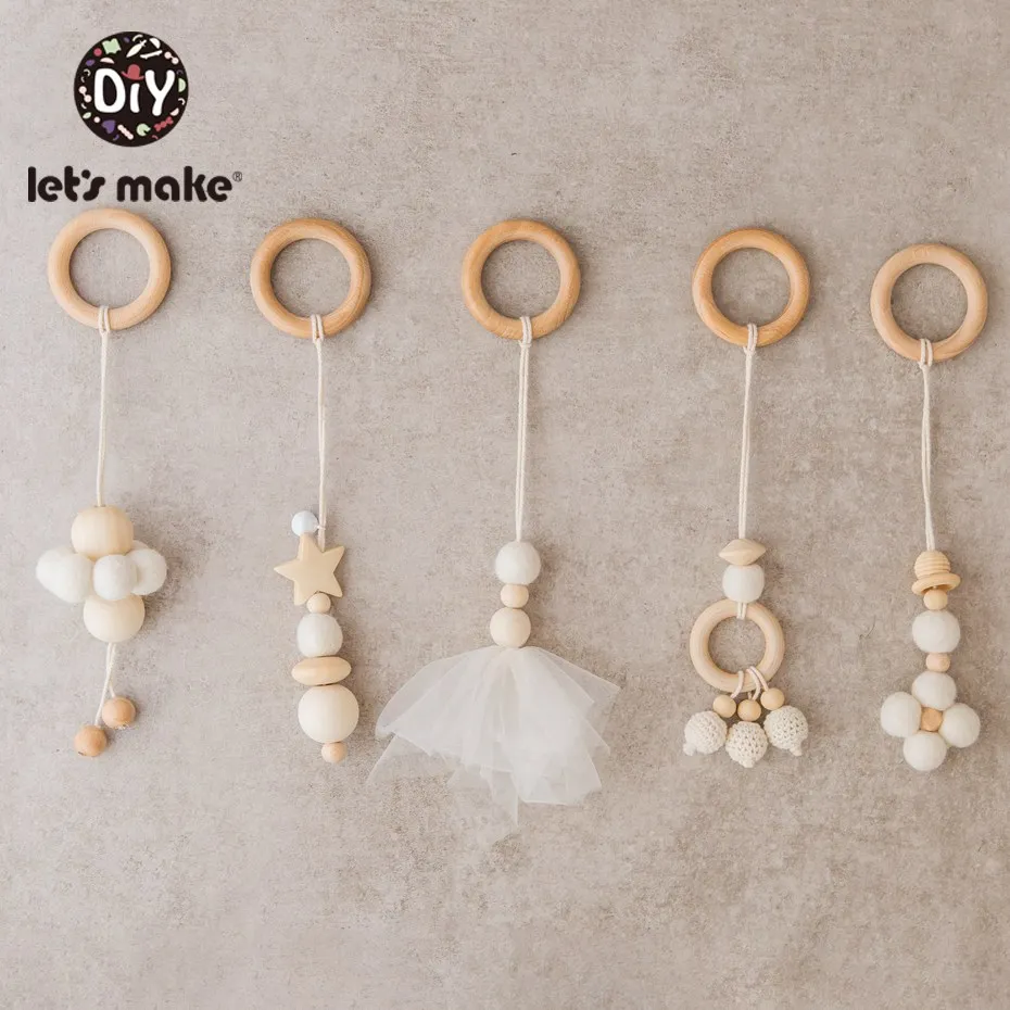 5 шт./компл. детская коляска подвесная кровать колокольчик пустышка для игры в