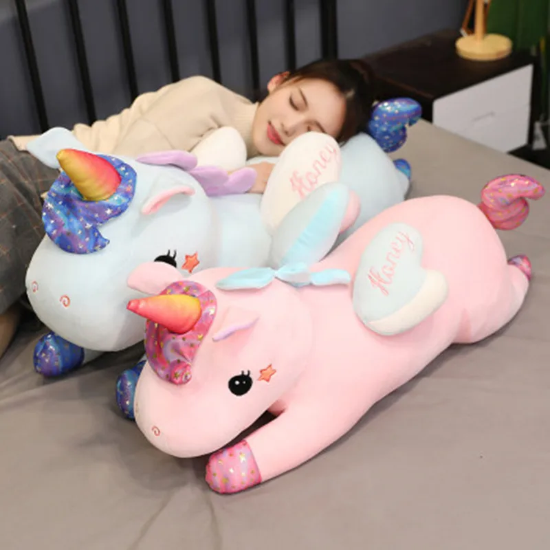 Новое поступление кукла-единорог летающая лошадь плюшевая игрушка супер мягкая