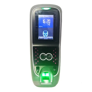 biometric face and fingerprint door access control system time attendance with optional build in card reader free global shipping