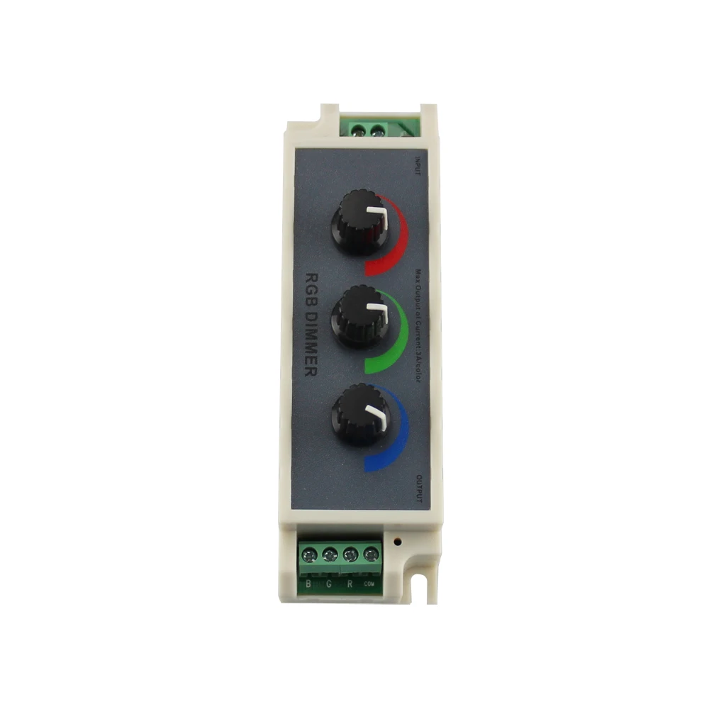 DC12V 24V 9A ручка RGB светодиодный диммер контроллер 3 канала Выход для с несколькими