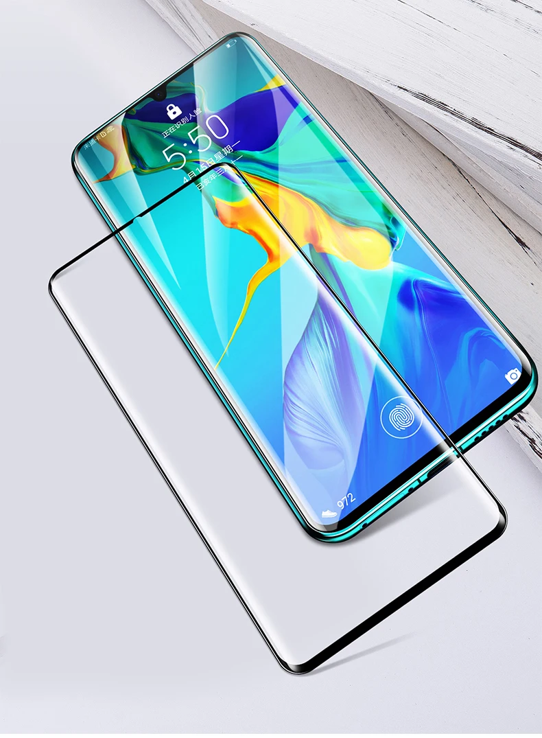 Полный Клей изогнутое закаленное стекло для huawei mate 30 20 Pro Полное покрытие экрана протектор для huawei P30 20 Pro 3D закаленное стекло