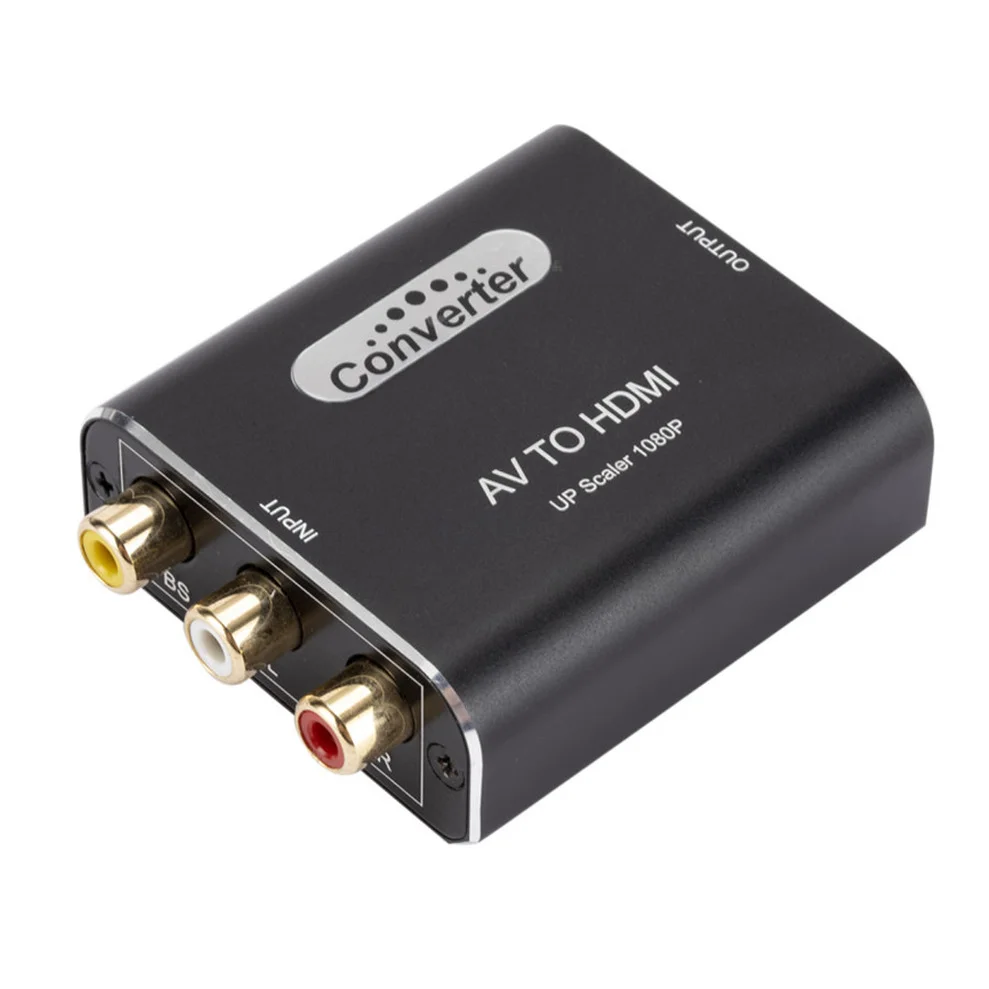 1080P AV-HDMI Mini RCA композитный CVBS видео аудио преобразователь адаптер коробка Прямая