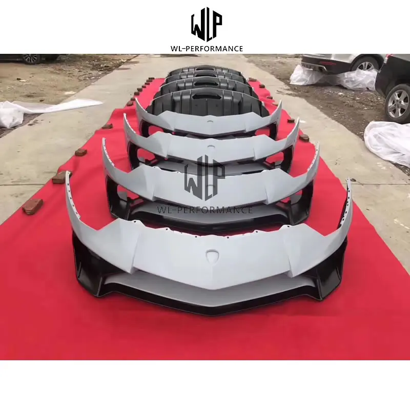 Lp700 до Lp750 Sv стиль стекловолоконного переднего бампера заднего задний спойлер для