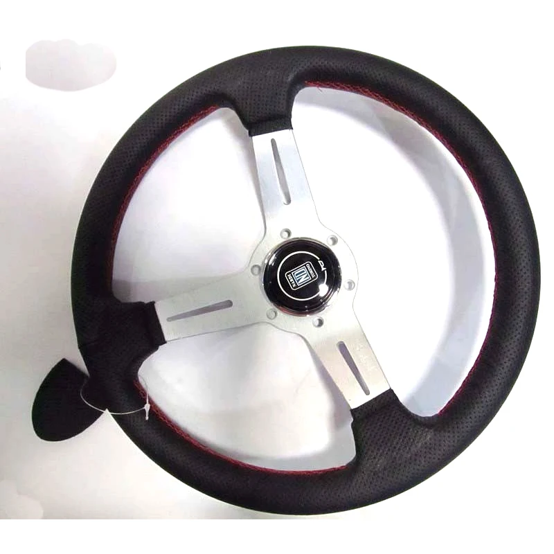 Бесплатная доставка гоночный дизайн 330 мм 13 дюймов Серебристые спицы алюминия