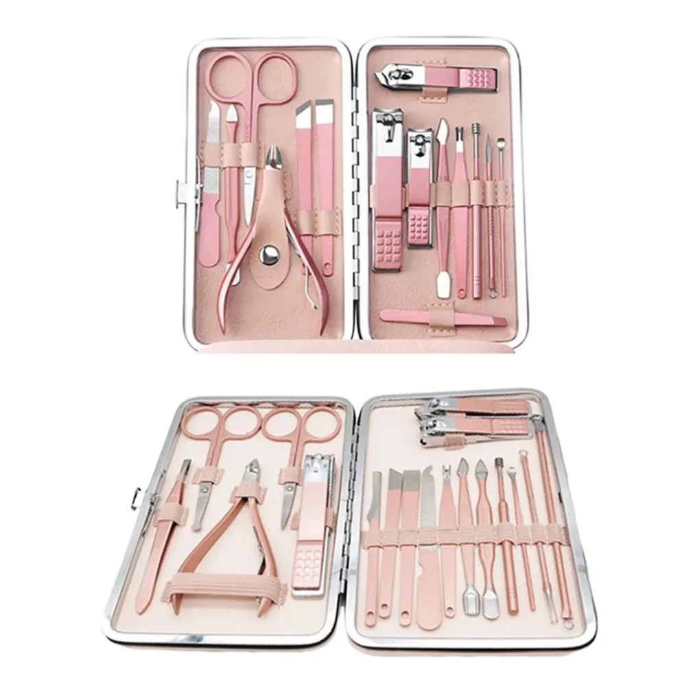 

Stainless Steel Nail Clipper Pedicure Set With Scissor Tweezer Professional Manicure Tools Nail Supplies