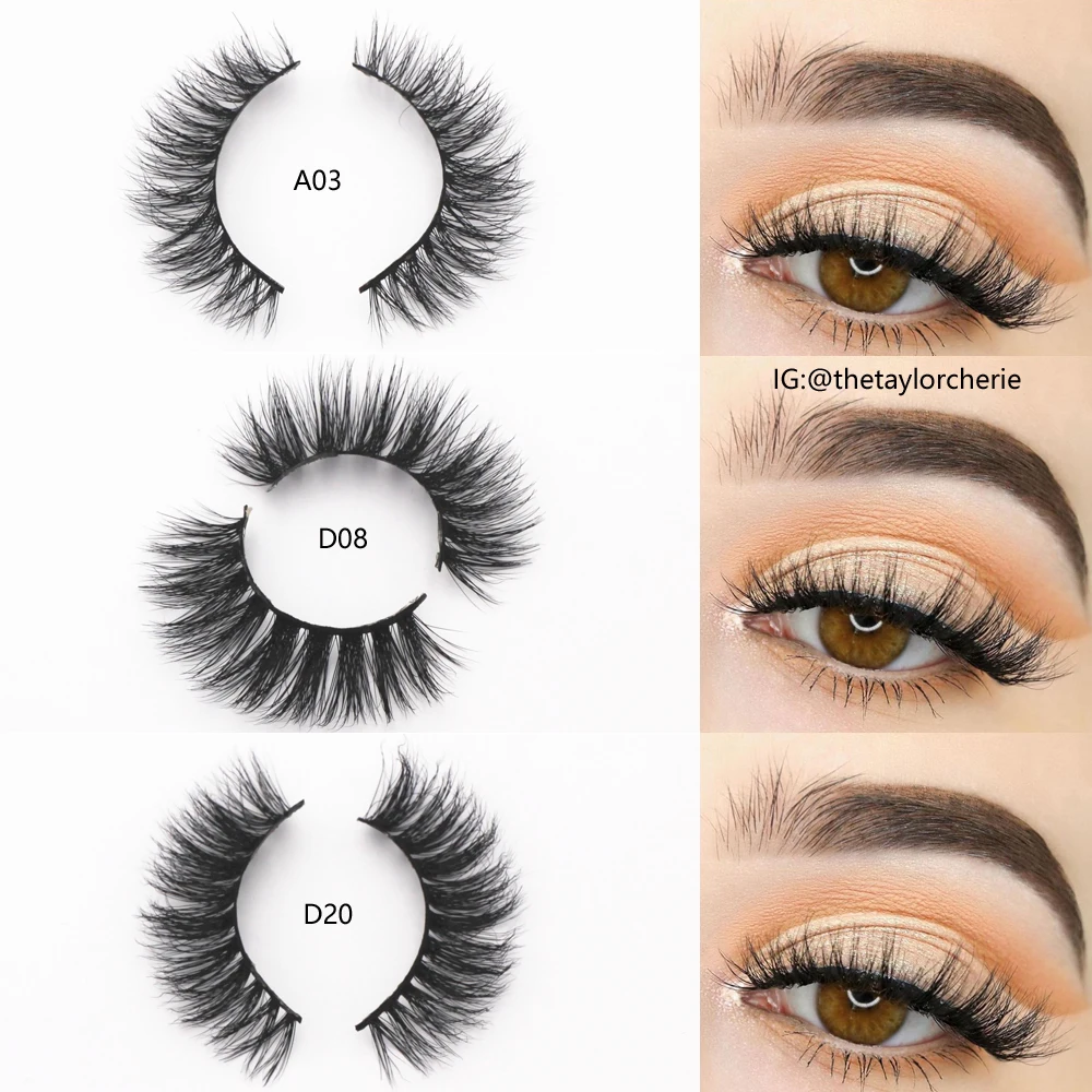 3D норковые ресницы без лишних следов натуральные накладные драматические полные