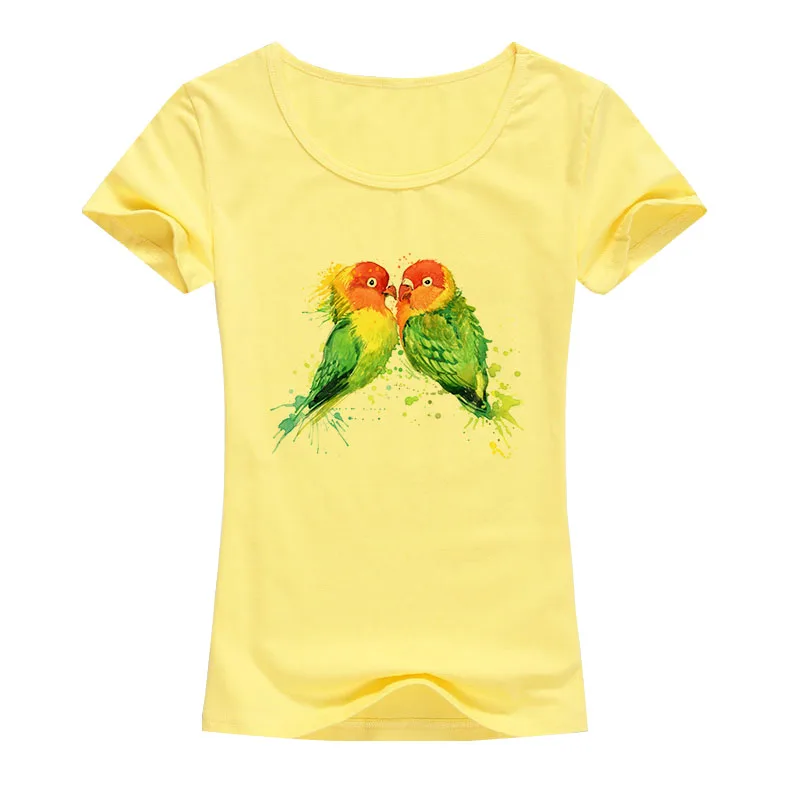 Женская футболка с круглым вырезом милая эластичная хлопковая Футболка принтом