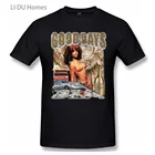 Футболки GOODDAYS золотистого цвета в стиле рэп-хип-хоп 90-х, ретро, винтажные мужские и женские футболки высокого качества, летние футболки с коротким рукавом, женская футболка в подарок