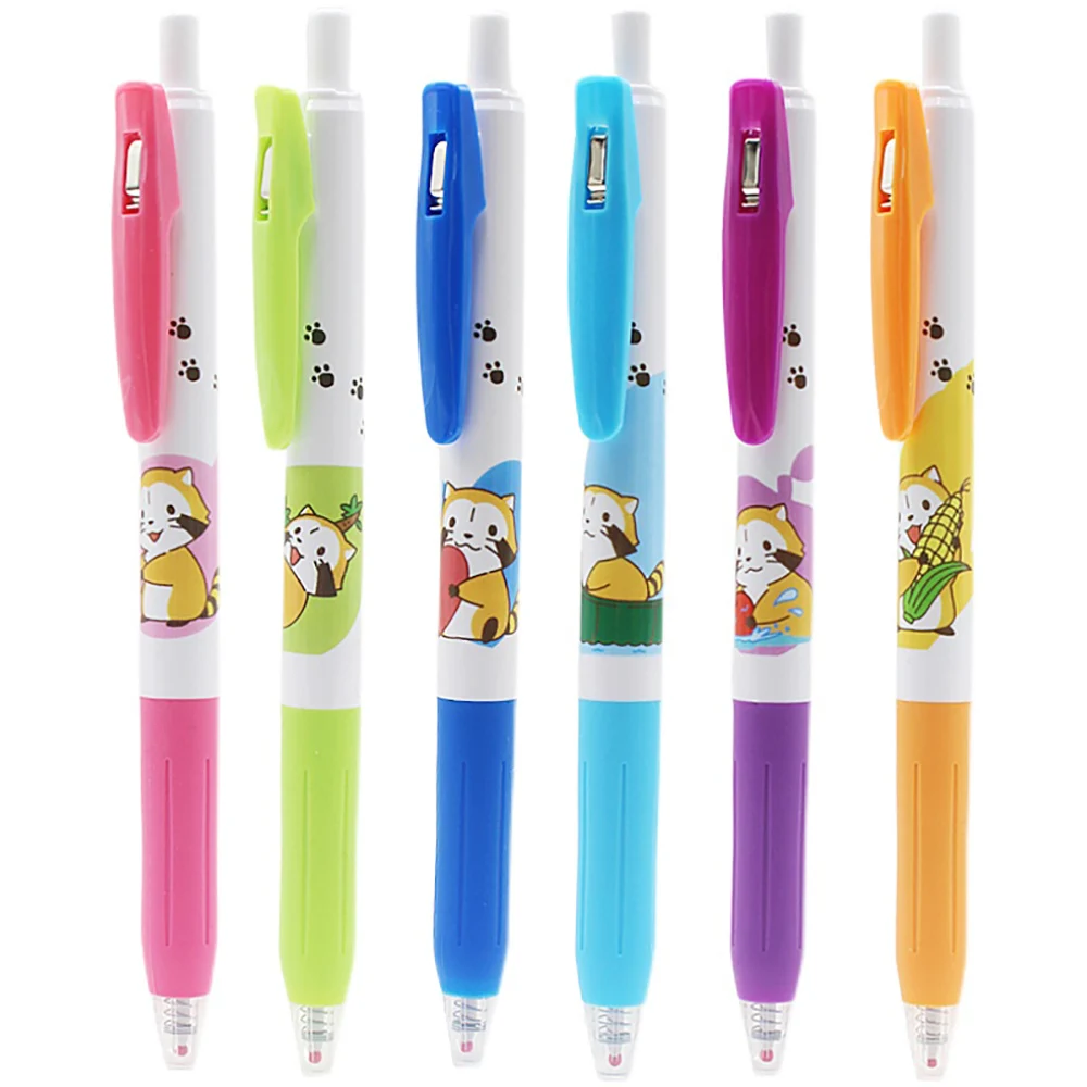 Japan ZEBRA JJ15 Cute Stationery Animal Limited Gel Pen 0.5Mm Non-Blocking Ink Writing Smooth Learning Supplies images - 6