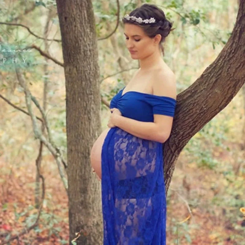 Сексуальное платье для фотосъемки с v образным вырезом беременных будущих мам