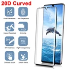 Изогнутое защитное стекло 20D для Huawei P30P40P50 Pro, Защита экрана для Huawei Mate 203040 ProNova 7 Pro, зеркальное стекло