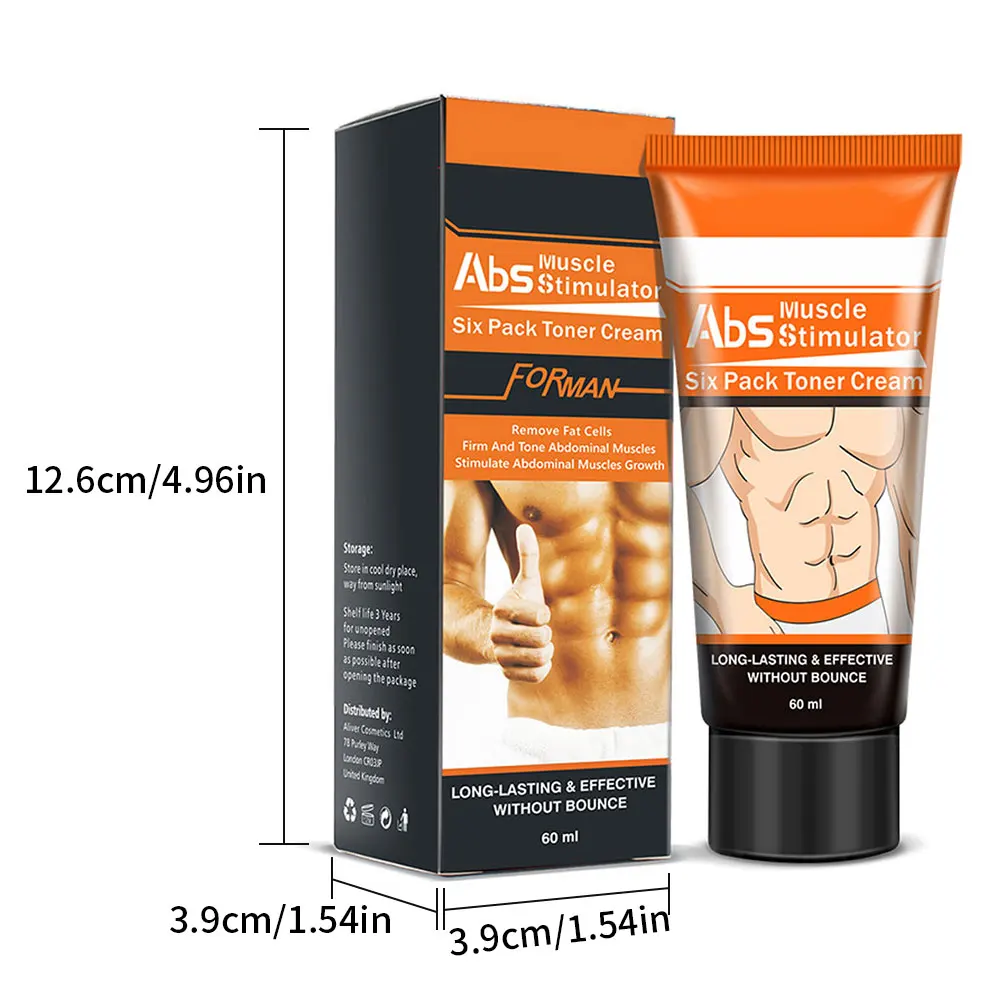 

60g Hot Cream Enhancer Slimming Abdomen Anti Cellulite Fat Burning Cream Abdomen Muscle Building Body Slimming Cream for Men