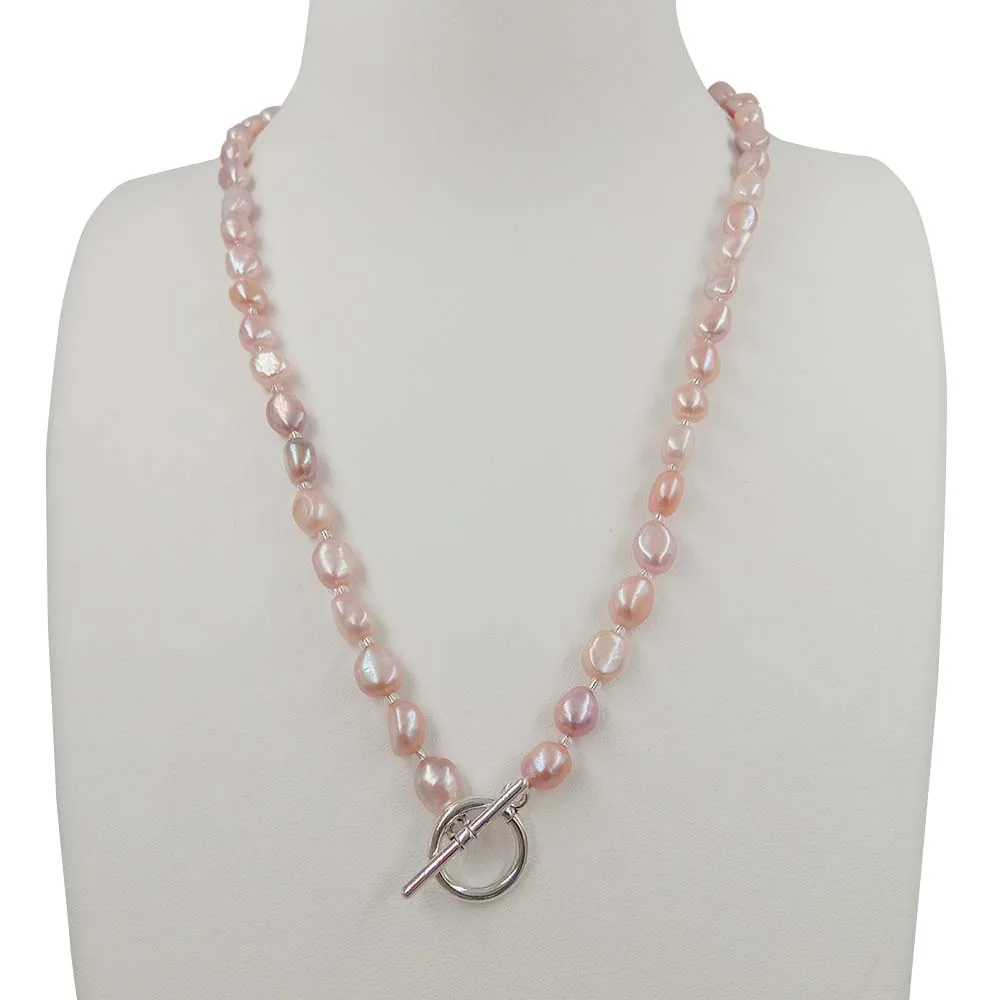 100% натуральное пресноводное жемчужное ожерелье из барочного жемчуга|pearl