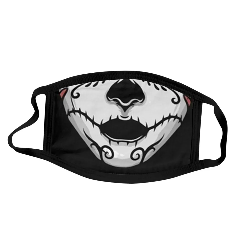 Модные маски для лица день мертвой череп Карнавальная маска с выражением