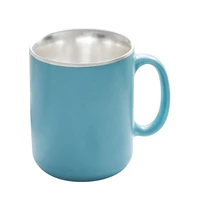 jingdezhen ceramic mug japanese color glaze silver gilded household coffee cup milk tea cup childrens individual creative trend