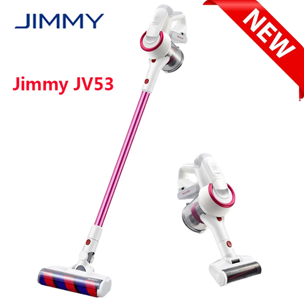 JIMMY JV53 ручной беспроводной пылесос 125AW 20 кПа эффективная мощность всасывания беспроводной домашний пылесборник