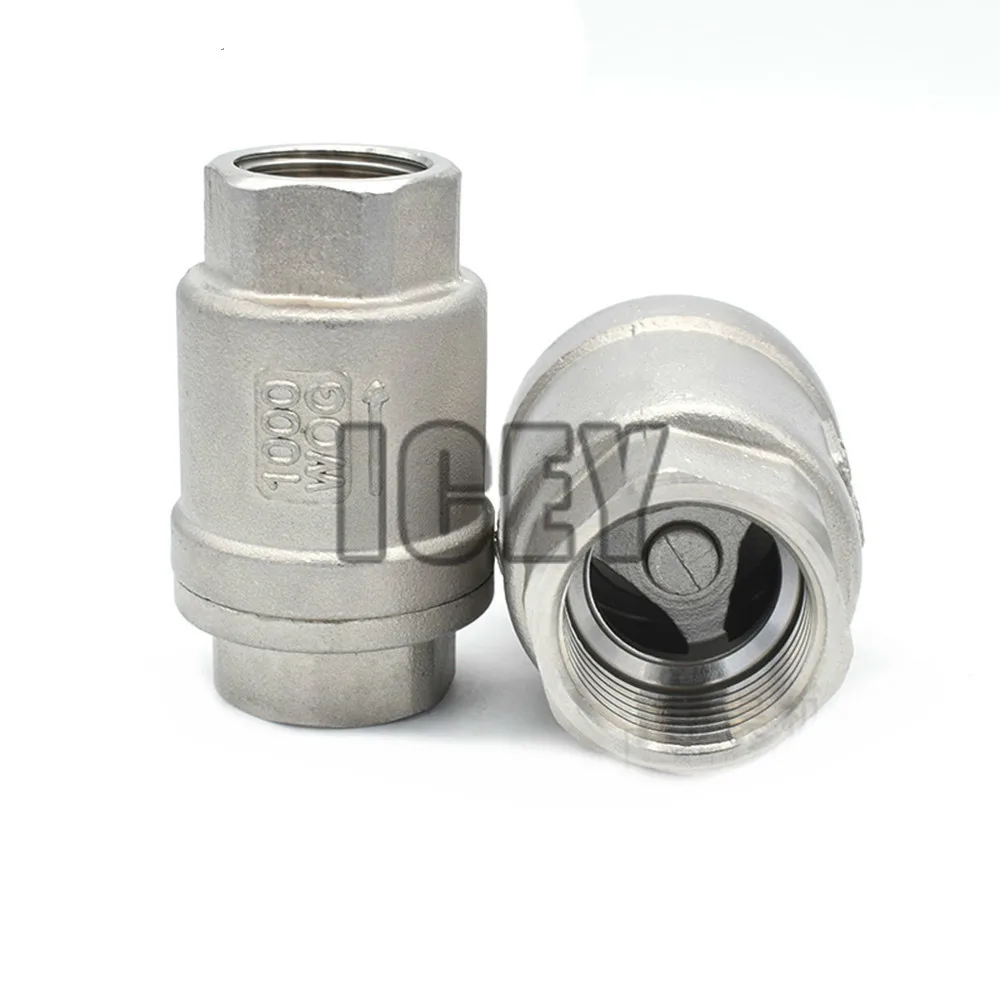 Обратный клапан 304 из нержавеющей стали 1/" 1/4" 3/" 1/2" 3/" " " внутренняя резьба проволочный запорный клапан