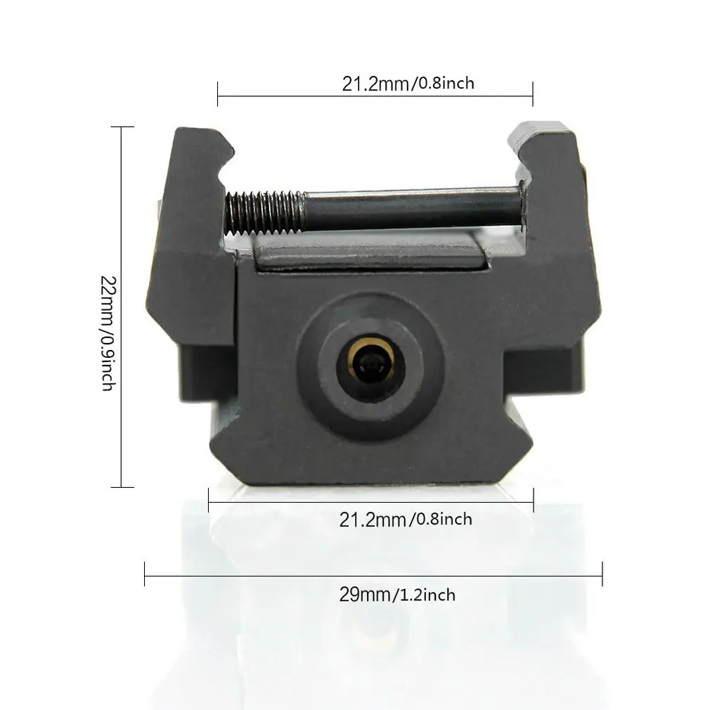 

Hunting Red Dot Laser Mini Compact Red Laser Sight with 21mm Picatinny Rail Mount for Tactical Riflescope Pistol
