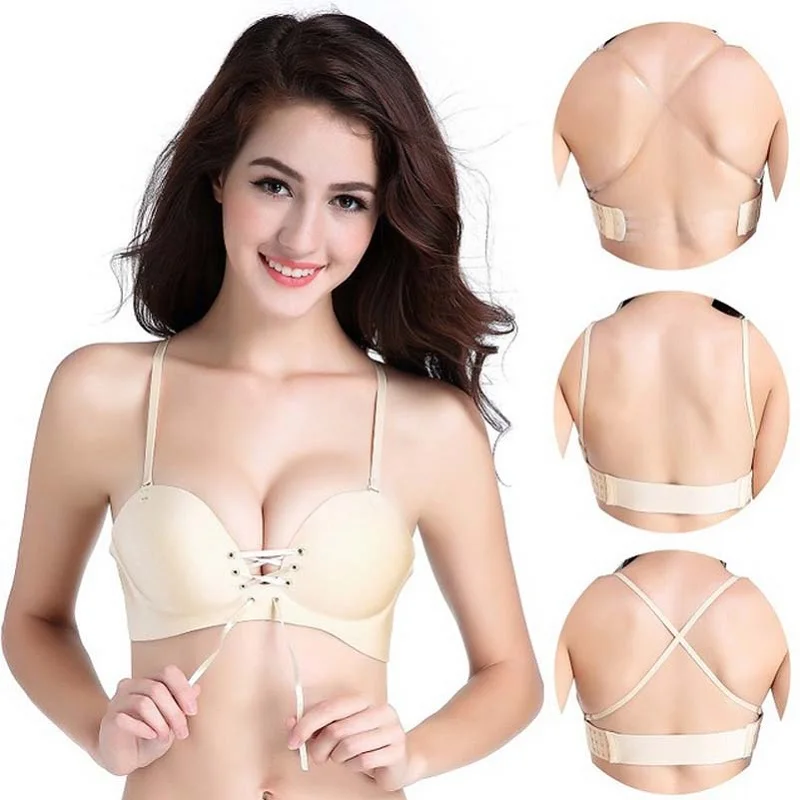 Женский бюстгальтер пуш ап Pull together B бесшовный на бретельках с эффектом ап|seamless