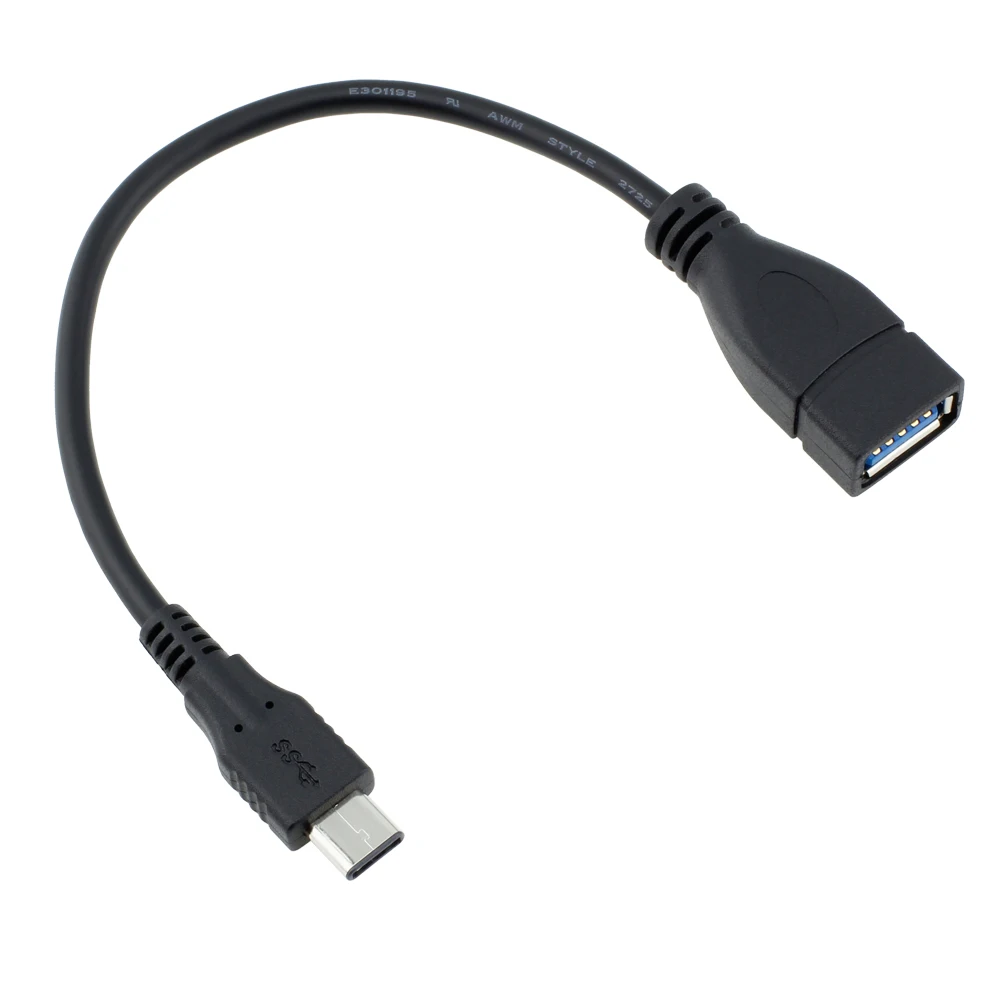 20 см USB C кабель male to 3 0 A Female Type OTG для Macbook ThinkPad S2 Nexus5X/6P OnePlus2/3 G5 P9 xiaomi 4C typec adapter|cable for|otg