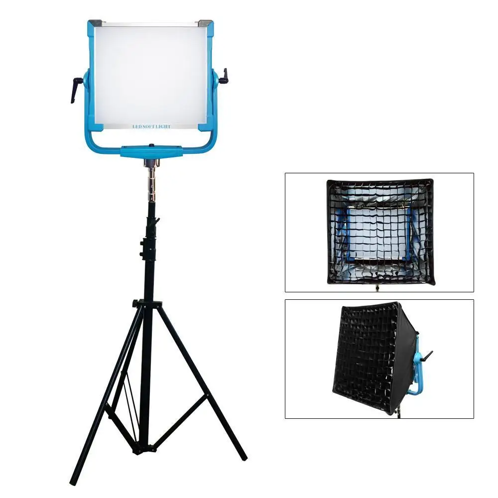 

Yidoblo AI-2000C RGB Studio Video Light Photography Lighting LED Soft Lamp Remote Control Film Shooting Light Tripod Softbox
