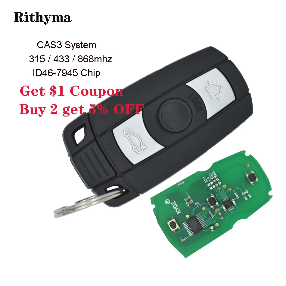 Автомобильный ключ дистанционный пульт дистанционного управления для BMW 1/3/5/7