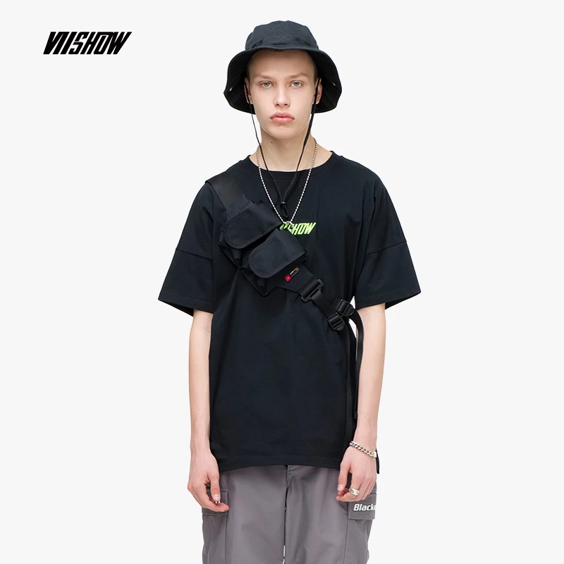 VIISHOW 2019 летняя футболка с короткими рукавами для мужчин удобные хлопковые