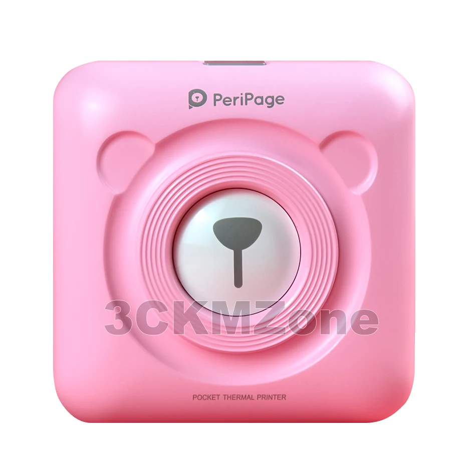 Pink Портативный Bluetooth беспроводной фото принтер для печати Карманный PeriPage A6 Мини-термопринтер USB-подключение Impresoras Fotos - Цвет: Pink