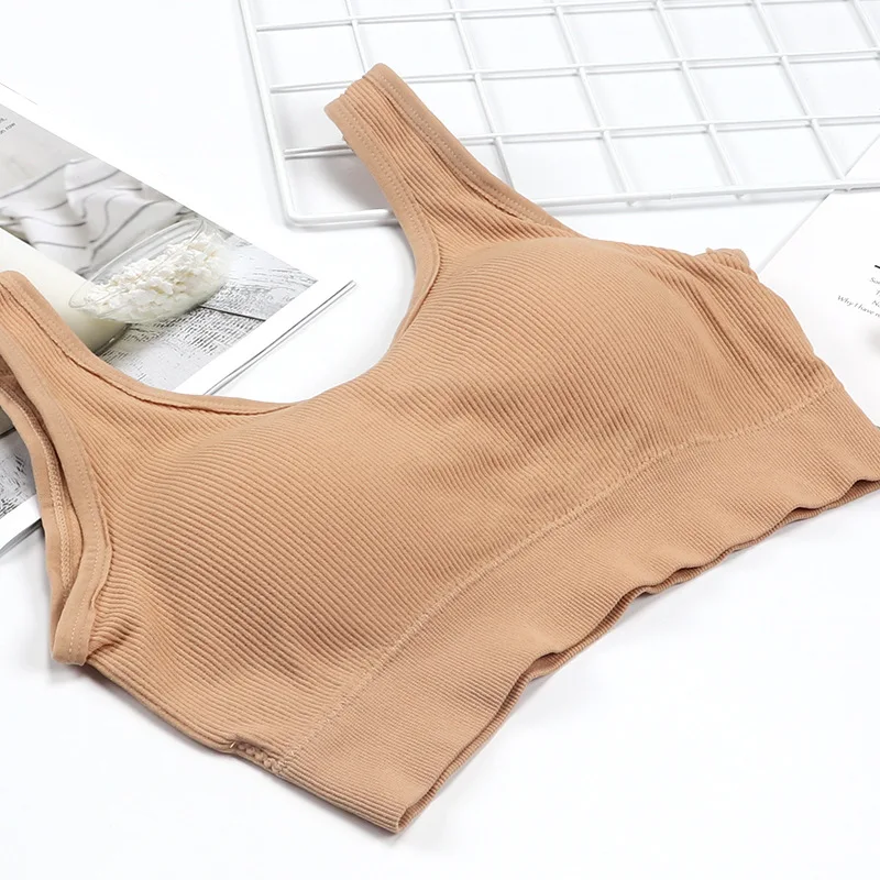 

Solid women sport bra women sexy underwear fitness bra Running Push Up yoga sportswear top sport Jogging gym suit seamless 2021