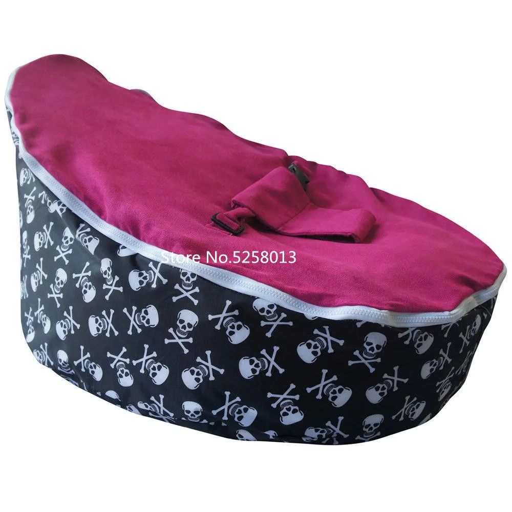 Пиратская основа в виде черепа с розовыми черными синими серыми топами детский