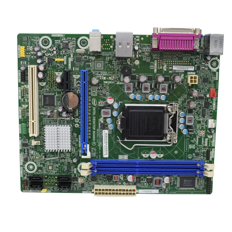 Оригинальная материнская плата Intel DH61WW LGA 1155 DDR3 H61 USB 2 0 PCIe Core i3 i5 i7 CPU для
